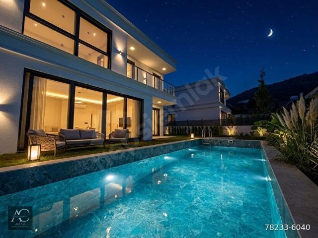 BU HAFTAYA ÖZEL ŞOK FİYAT ! ÖZEL HAVUZOTOPARKBAHÇEDOĞALGAZLI MÜSTAKİL AKILLI VILLA TAKASA AÇIK