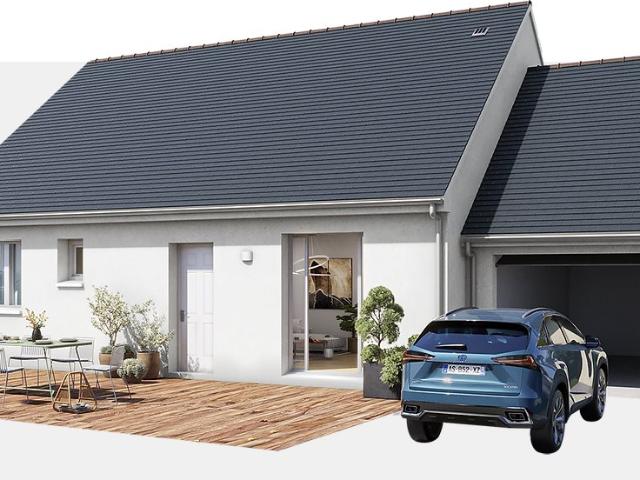 Bungalow 2 Chambres Neuf — 1 100 m² de Campagne Normande — G. 72m² Gathemo