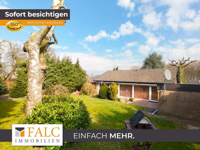 Bungalow am Wald mit Keller, Garage und großem Garten