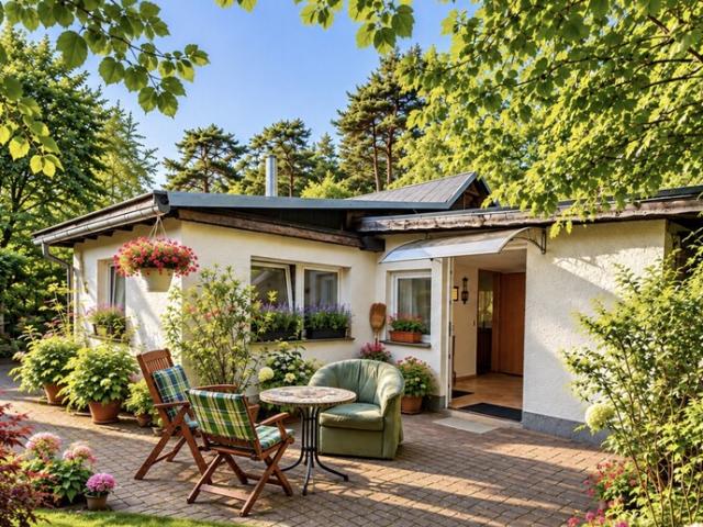 Bungalow in Erkner – Idyll. Wohnen am Karutzsee mit großem Garten Natur, Ruhe und Berlin Nähe