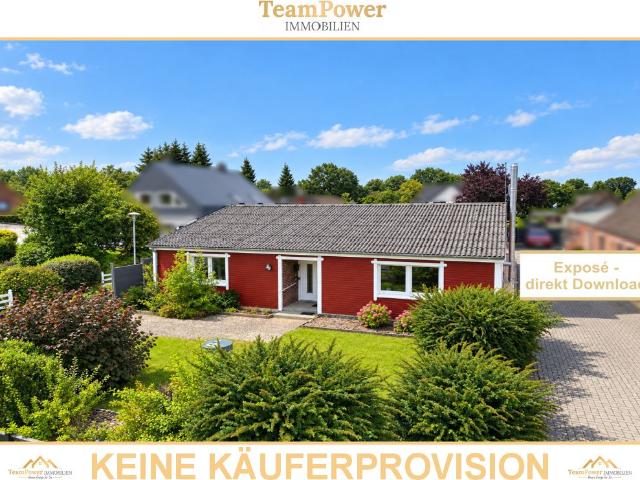 Bungalow mit 4 Zimmern, Garten und Doppelgarage – massiv gebaut und bereit für neue Ideen