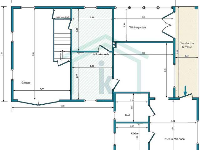 Bungalow mit Garage auf schönem Grundstück zur Pacht