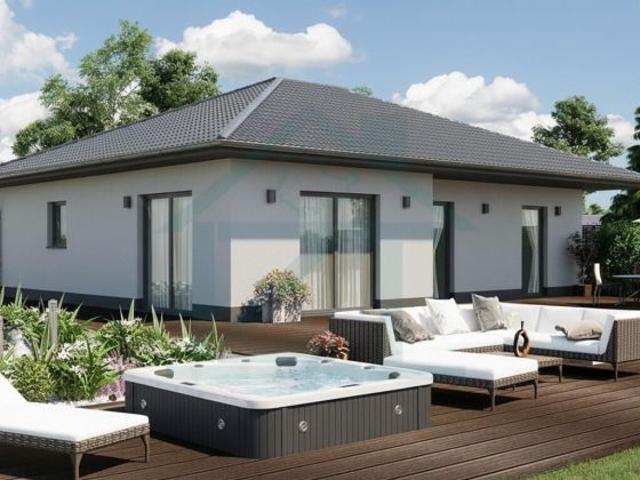 Massiver Bungalow Neubau mit ca. 600 m² Grundstück am Ortsrand von Hermsdorf