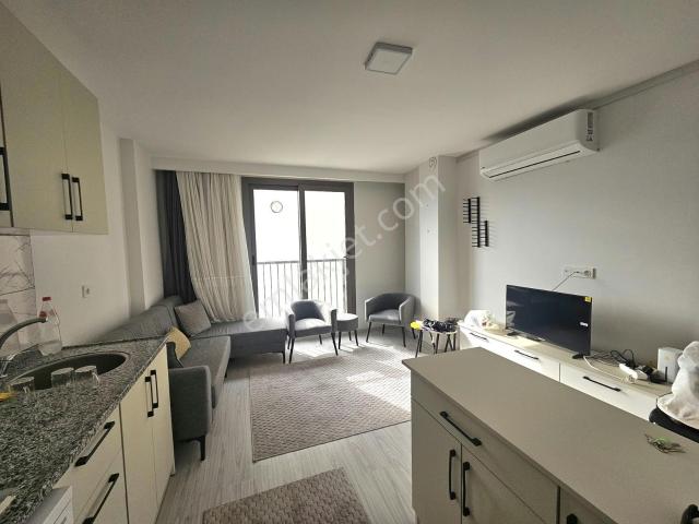 Buca Çamlıkulede Kiralık Ara Kat, Balkonlu, Eşyalı 1+1 Daire