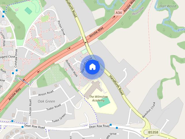 Budworth Walk, Wilmslow