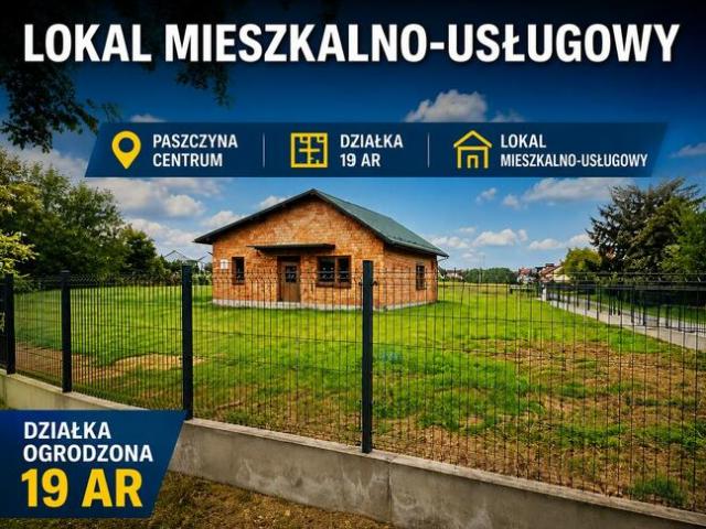 Budynek mieszkalno usługowy Dom w centrum Paszczyny 19a