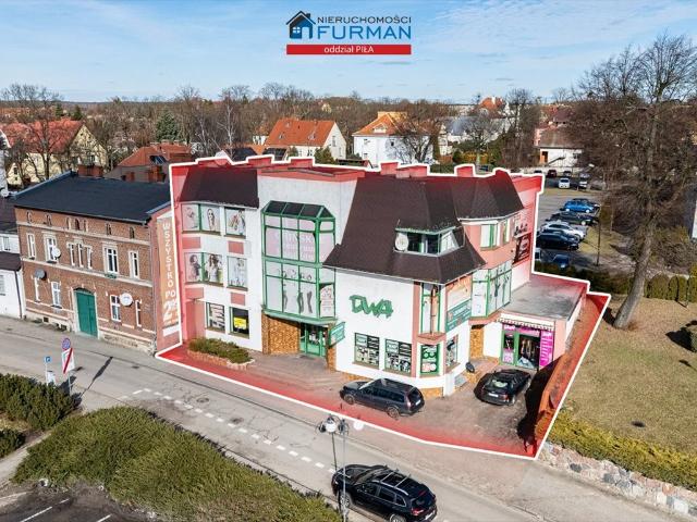 Budynek handlowo usługowy 914 m² centrum Wałcza