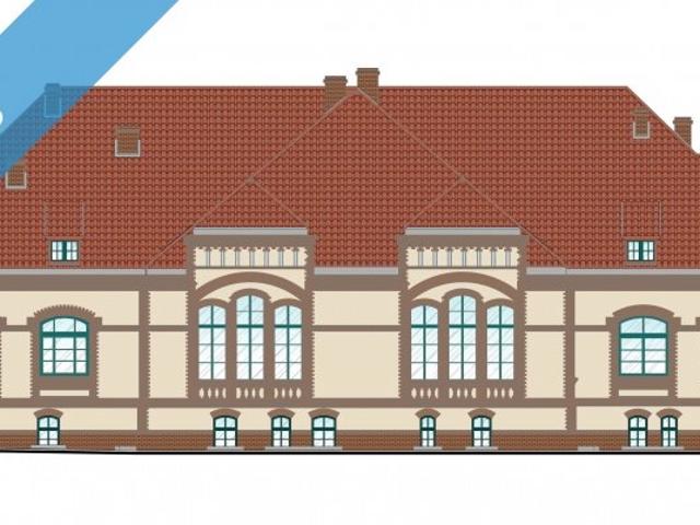 Budynek wielorodzinny z 16 mieszkaniami i lokalami usługowymi