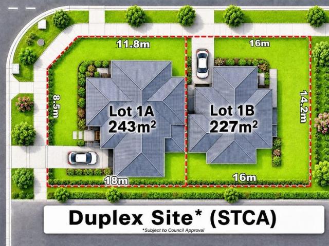 Build Your Duplex Prime Location.on Gurner Ave Austral.!