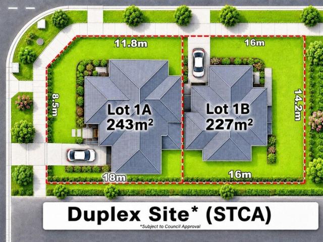 Build Your Duplex Prime Location.on Gurner Ave Austral.!