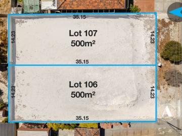 BUILD YOUR DREAM HOME! 500m2 GREEN TITLE Block with 14.23m Frontage