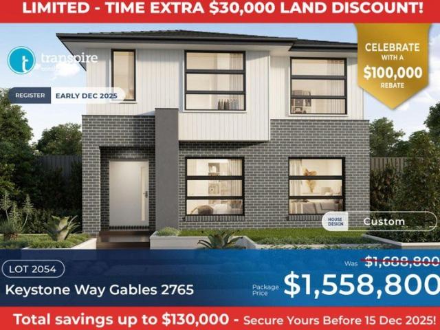 Build your dream home in the heart of Gables Walk to shops, school and parks