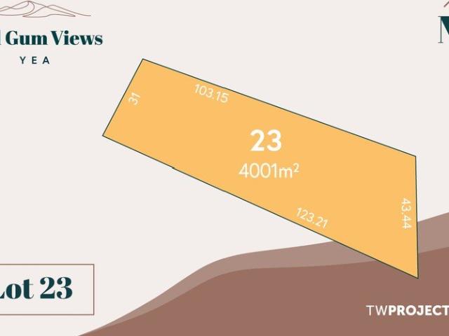 Build your dream home on 4,001m² in Yea
