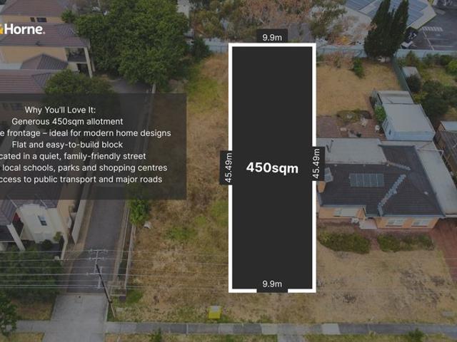 Build Your Dream Home Prime 450sqm Allotment