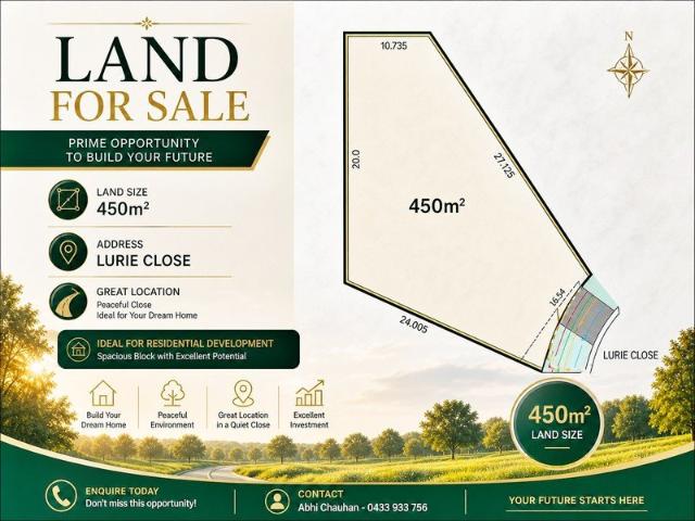 Build Home and Granny in Prime Location. !