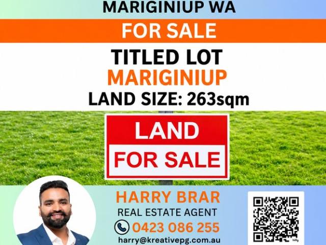 Build, Invest & Grow In the heart of Mariginiup