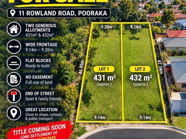 BUILD, INVEST OR SECURE YOUR FUTURE TWO PRIME ALLOTMENTS!