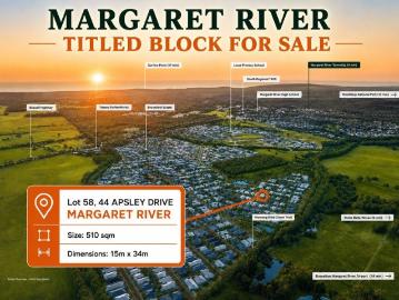 Build Now in Margaret River Premium 510m² Titled Block