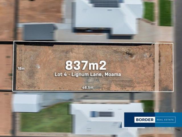 Building allotment in Perricoota Parklands