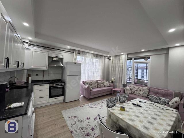 BULUT EMLAK,BULVARA CEPHE LÜKS DİZAYN,FULL EŞYALI, CAM BALK.1+1