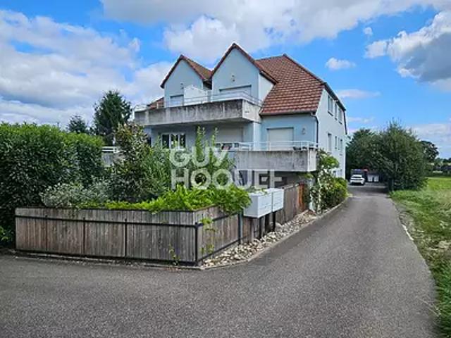 Burnhaupt le Bas 68520 Location appartement 3 pièces t3 au dernier étage terrasse