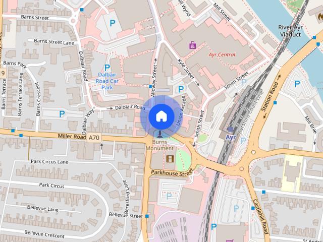 Burns Statue Square, Ayr, South Ayrshire, KA7