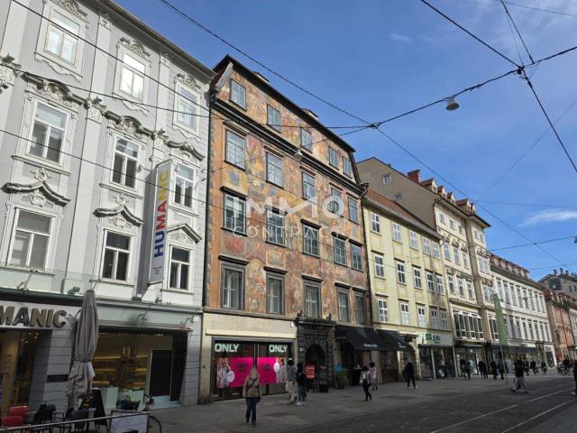 Bürofläche im gemalten Haus in Top Lage zu vermieten nahe dem Hauptplatz / Herrengasse 3 Top 511
