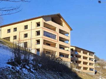 Bürserberg: neuwertige 2 Zimmer Terrassen Wohnung ca. 59 m² mit verglaster Panorama Terrasse ca. 21 m² Baujahr 2022