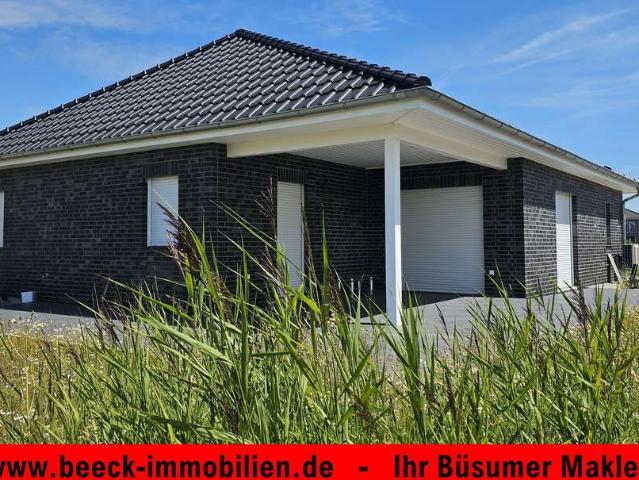 # Büsum/Neuenkoog: Moderner Neubau Bungalow in Top Lage auf Eigenland!