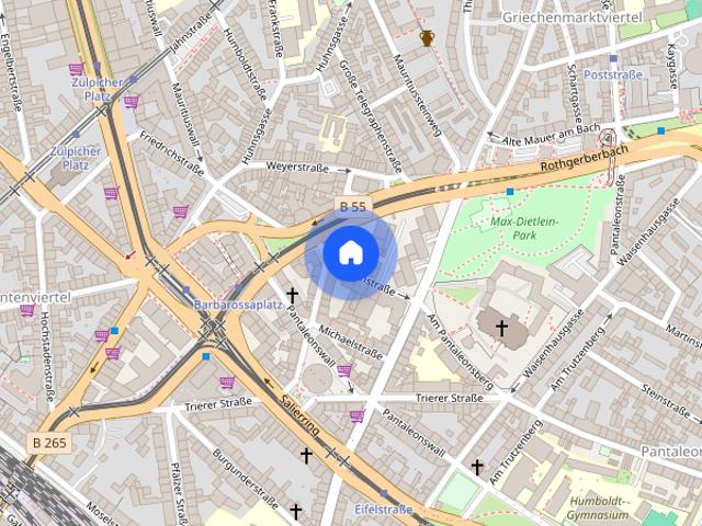 Business People Welcome Balkonapartment am Barbarossaplatz
