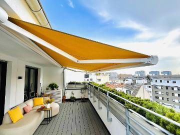 Business Plus – Penthouse mit großzügiger Süd Dachterrasse über den Dächern der Innenstadt – zeitwohnen.de