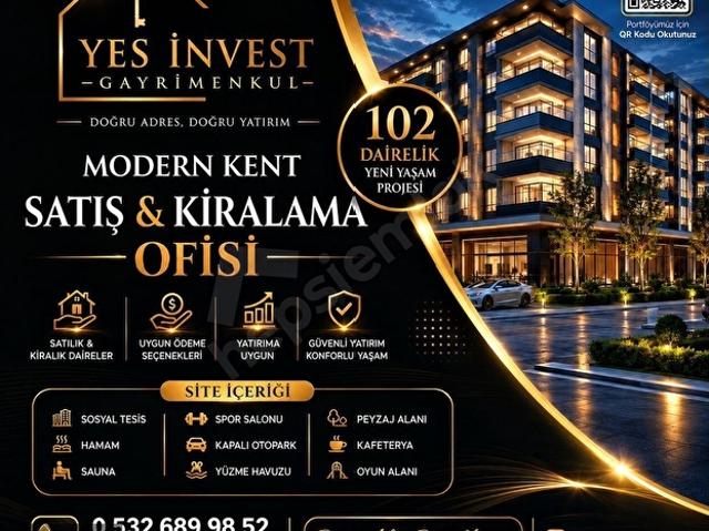 BUTİK SİTE İÇERSİNDE KİRALIK 1+1 DAİRELER