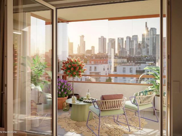 BUWOG MOERFY moderne 3 Zimmer Wohnung mit Loggia zum Wohlfühlen in Frankfurt am Main