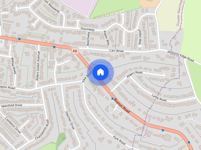 Buxton Road  Disley. SK12