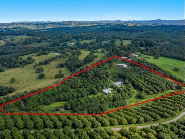 Byron hinterland acreage Superb flood free Dunoon property with 2 houses & large shed