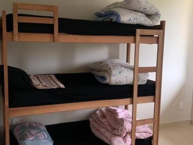 Cama em quartos compartilhados