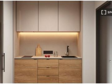 Cama en Estudio Compartido Coliving en Barcelona con Comodidades