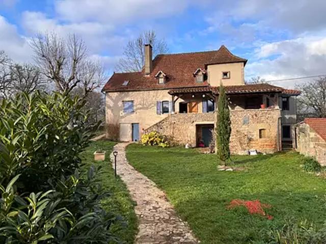 Cambes 46100 Achat / Vente maison 6 pièces t6 terrasse cave