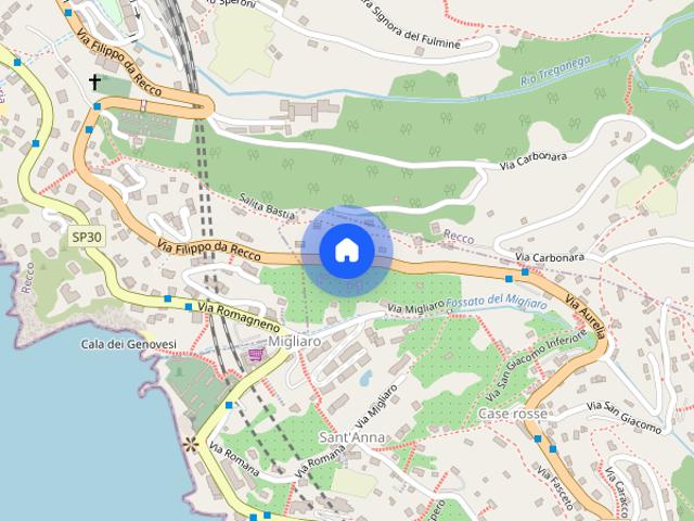 Camogli trilocale con terrazzo e posto auto