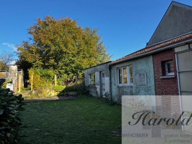 CAMON MAISON BRIQUES AVEC TRAVAUX, GARAGE, DEPENDANCE ET JARDIN