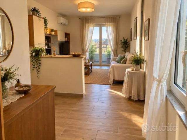 CAMPAGNANO DI ROMA – BILOCALE ARREDATO CON BALCONE