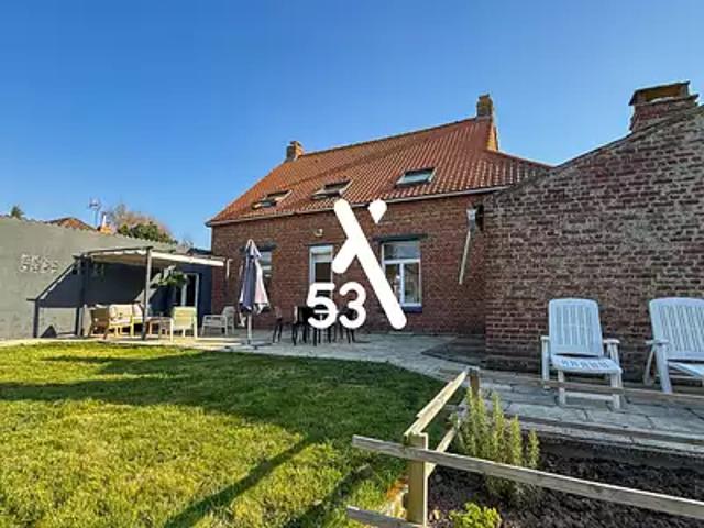 Campagne lès Wardrecques 62120 Achat / Vente maison 5 pièces t5 terrasse parking