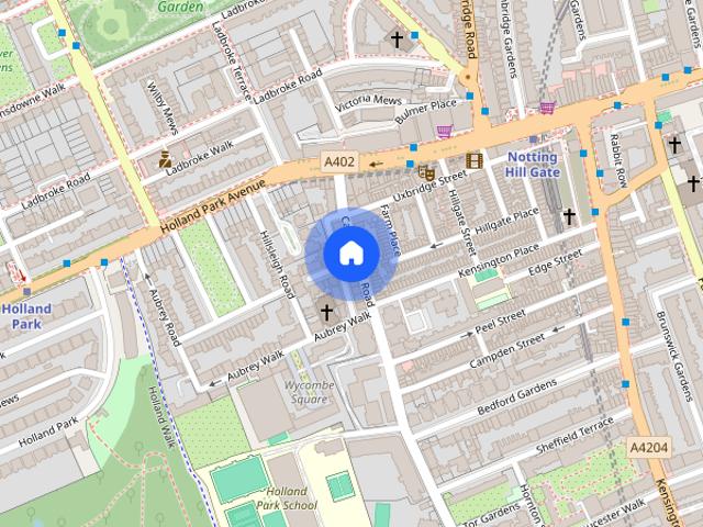 Campden Hill Gardens, Campden Hill, W8