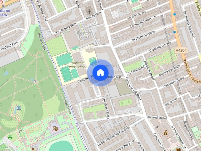 Campden Hill Road, Kensington, London, W8
