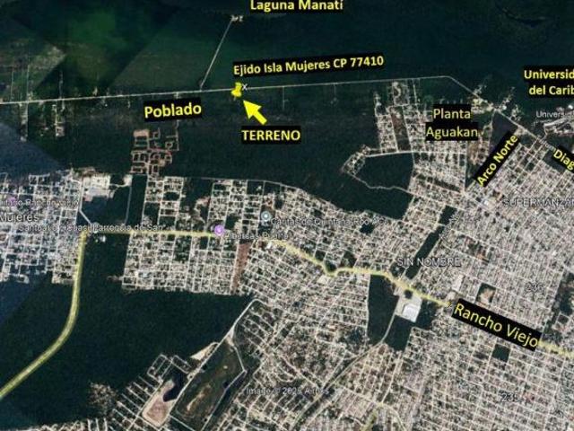 Cancún ejido Isla Mujeres, entrando por la universidad del caribe o por rancho viejo 9205m22