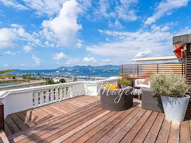 Cannes 06400 Achat / Vente appartement 4 pièces t4 au dernier étage terrasse