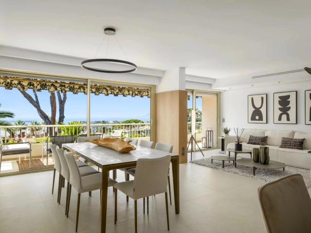 Cannes Californie, 4 p luxueux avec vue mer panoramique, cav. 121m² Cannes