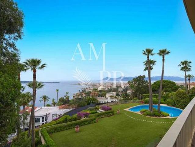 Cannes Californie Toit terrasse de 143 m2 Solarium de 145m2 Vue mer panoramique
