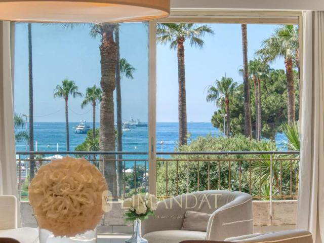Cannes Croisette – Appartement Avec Vue Mer Et Jardin 124m² Cannes