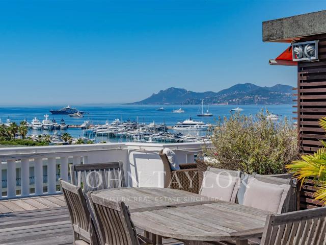 Cannes Croisette Rarrissime Penthouse Vue Mer Panoramique 120m² Cannes